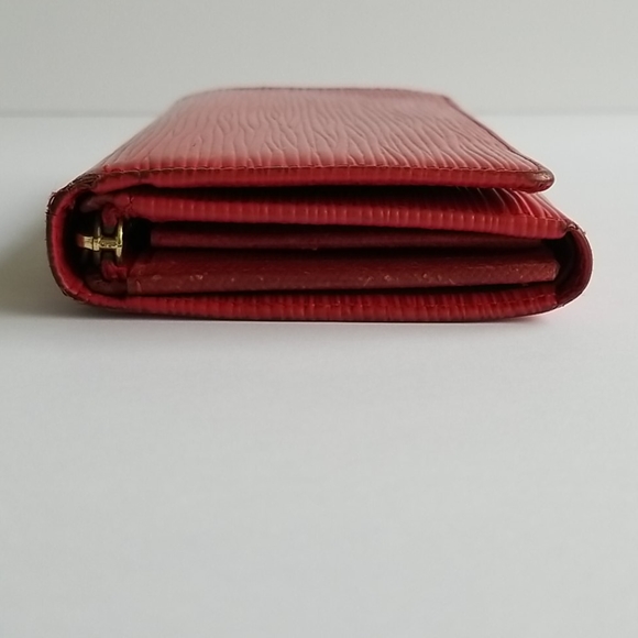 Louis Vuitton Red Epi Porte Monnaie Tresor Wallet - Picture 5 of 16